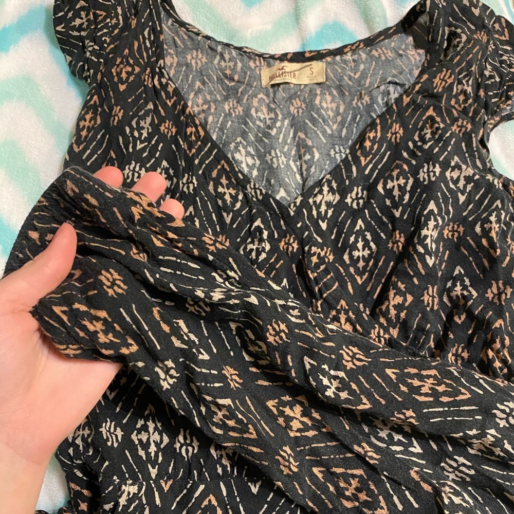 hollister boho jumpsuit